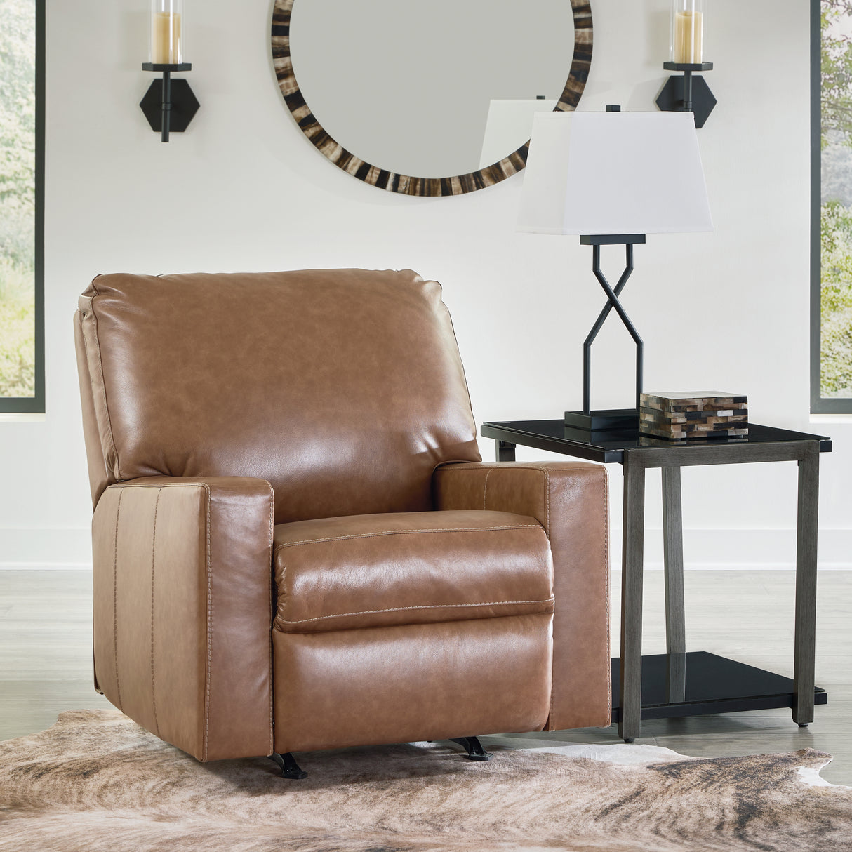 Furniture City Slidell - Ashley Furniture - Bolsena Living Room - Queen Sofa Sleeper / Caramel - 5560339
