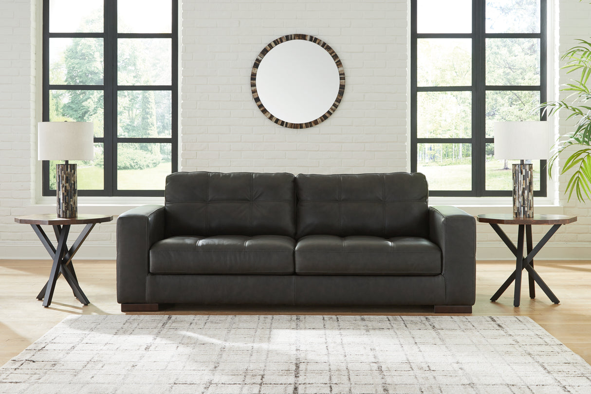 Furniture City Slidell - Ashley Furniture - Luigi Living Room - Sofa / Thunder - 5650638