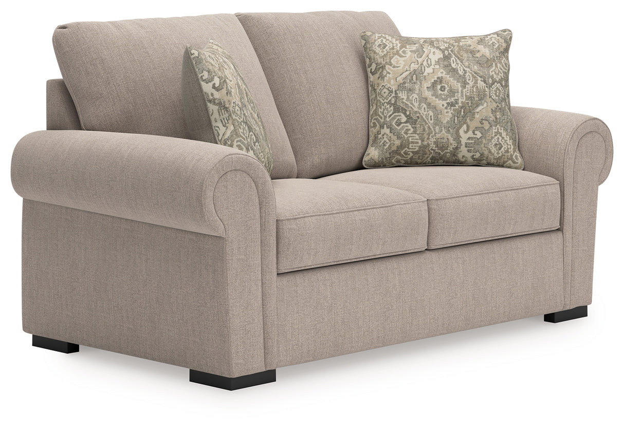Furniture City Slidell - Ashley Furniture - Sararose Living Room - Loveseat / Heather - 5710235