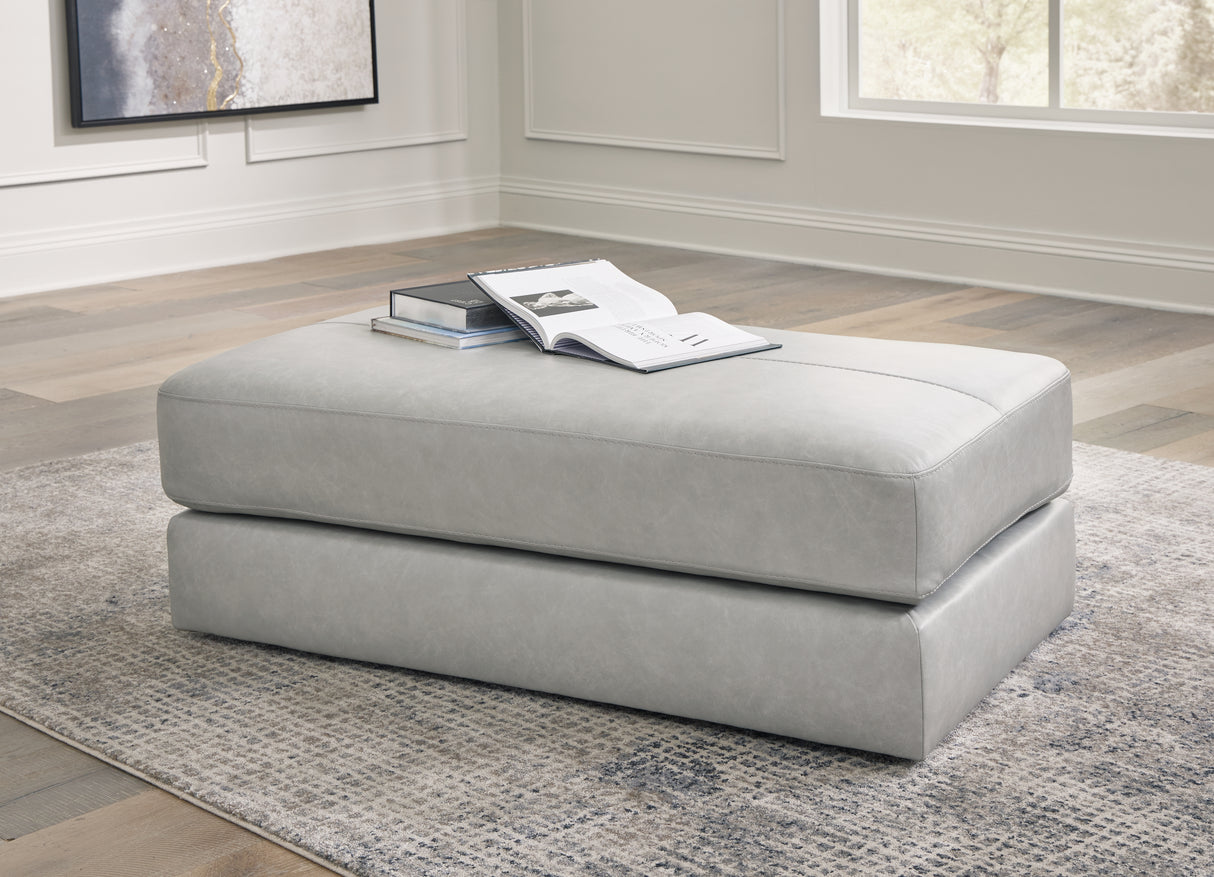 Furniture City Slidell - Ashley Furniture - Amiata Living Room - Oversized Accent Ottoman / Glacier - 5740408