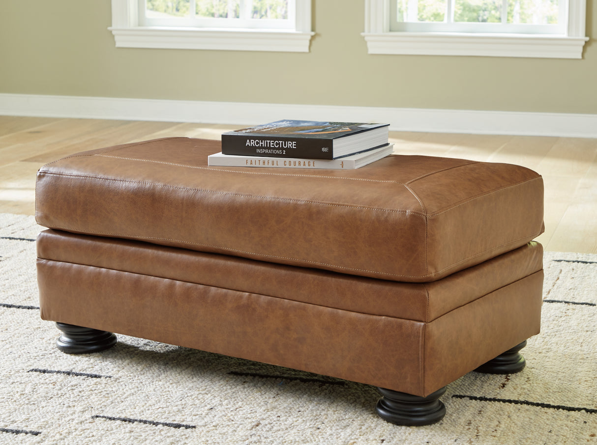 Furniture City Slidell - Ashley Furniture - Carianna Living Room - Ottoman / Caramel - 5760414