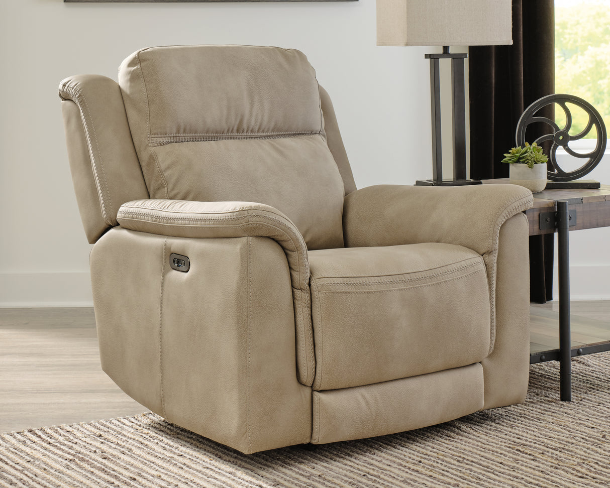 Furniture City Slidell - Ashley Furniture - Next-Gen DuraPella Living Room - PWR Recliner/ADJ Headrest / Sand - 5930213