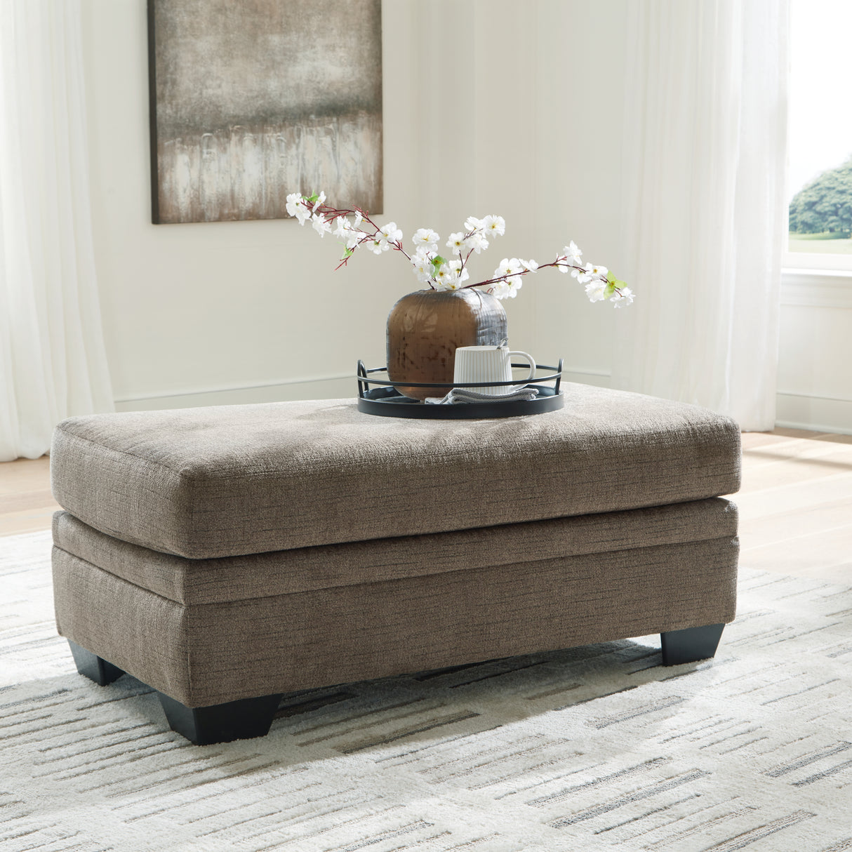Furniture City Slidell - Ashley Furniture - Stonemeade Living Room - Ottoman / Nutmeg - 5950514