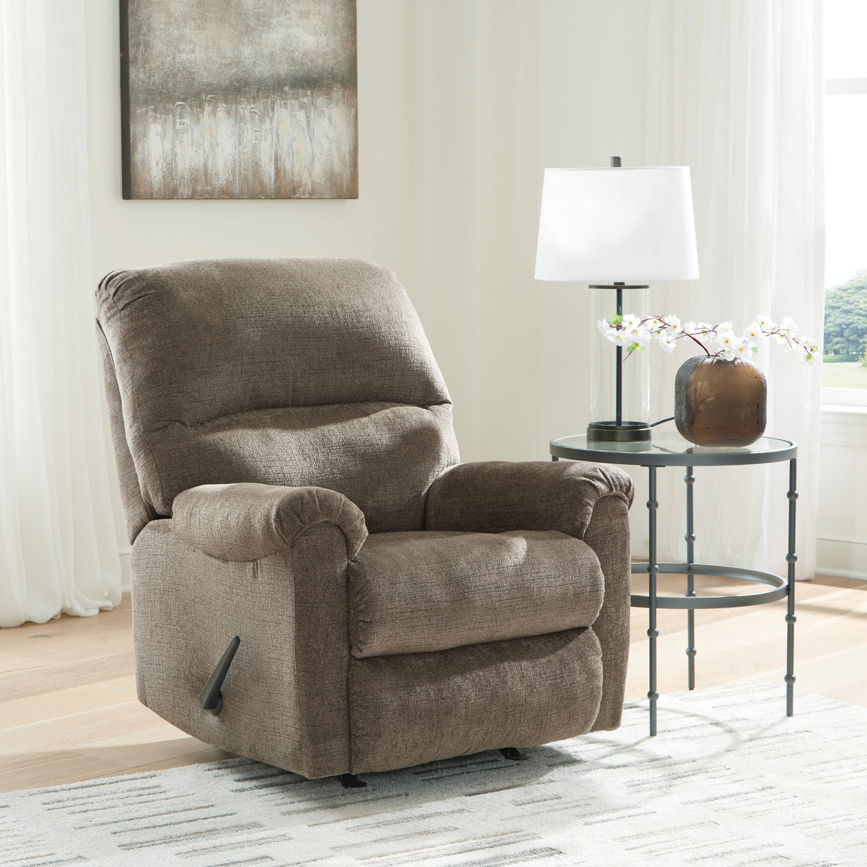 Furniture City Slidell - Ashley Furniture - Stonemeade Living Room - Rocker Recliner / Nutmeg - 5950525