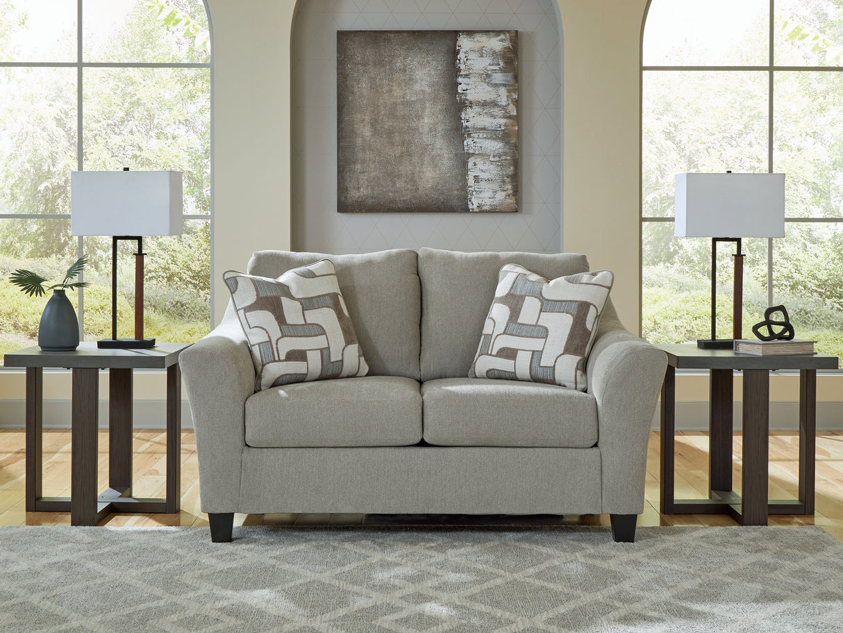 Furniture City Slidell - Ashley Furniture - Willarae Living Room - Loveseat / Taupe - 5980335