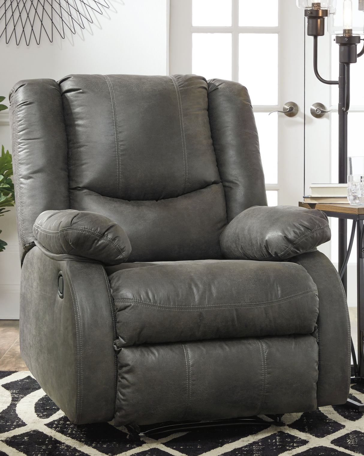 Furniture City Slidell - Ashley Furniture - Bladewood Living Room - Zero Wall Recliner / Slate - 6030629