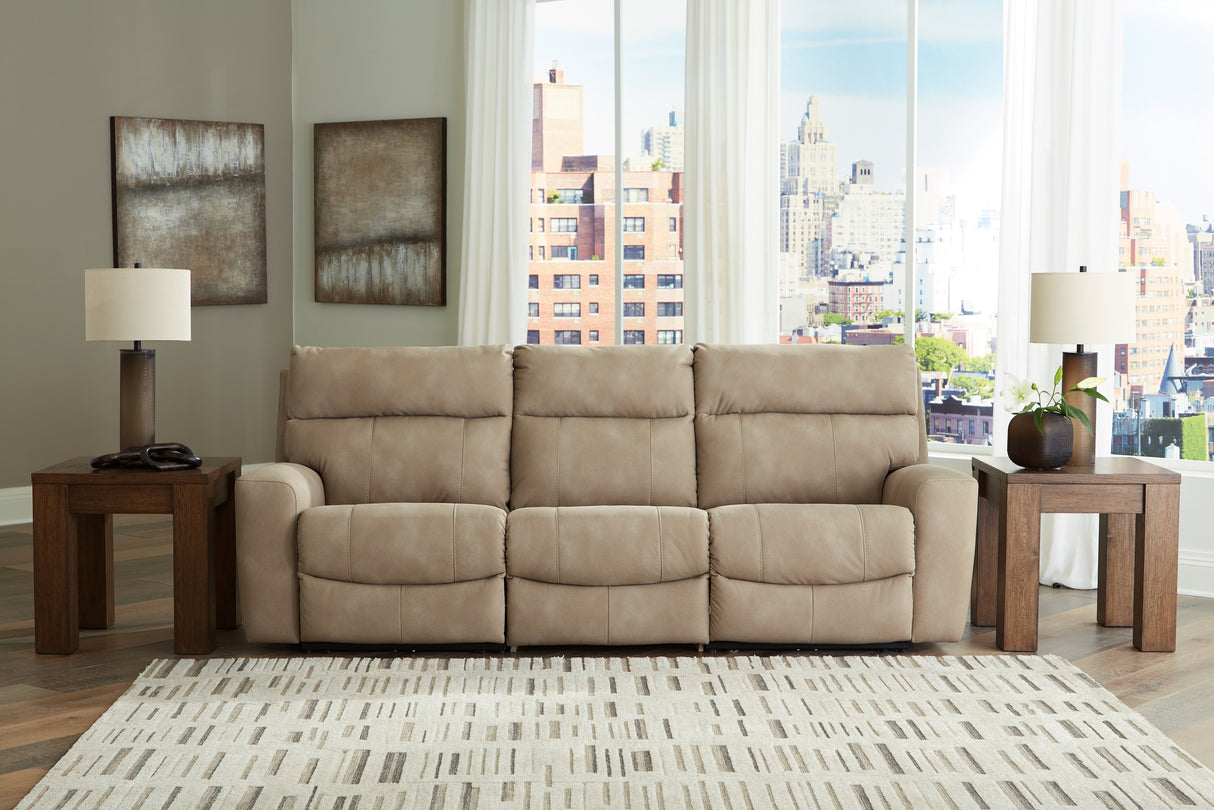 Furniture City Slidell - Ashley Furniture - Next-Gen DuraPella Sectional - 3-Piece Power Reclining Sectional Sofa / Sand - 61004S2