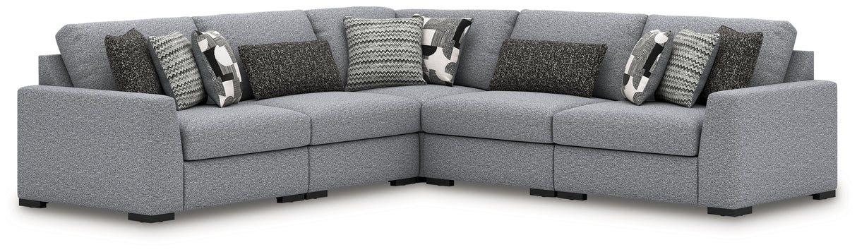 Furniture City Slidell - Ashley Furniture - Bealton Sectional - RAF 5-Piece Sectional / Salt and Pepper - 61305S6