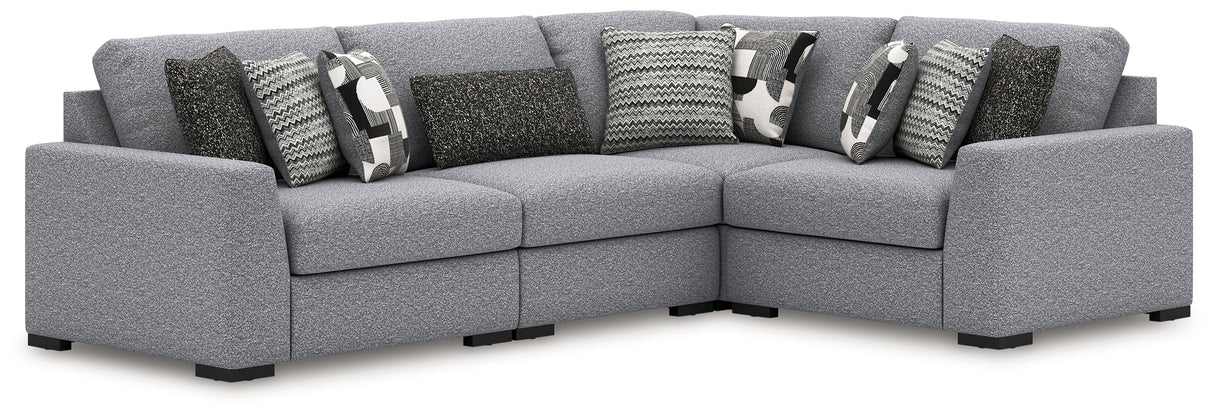 Furniture City Slidell - Ashley Furniture - Bealton Sectional - RAF 4-Piece Sectional / Salt and Pepper - 61305S5
