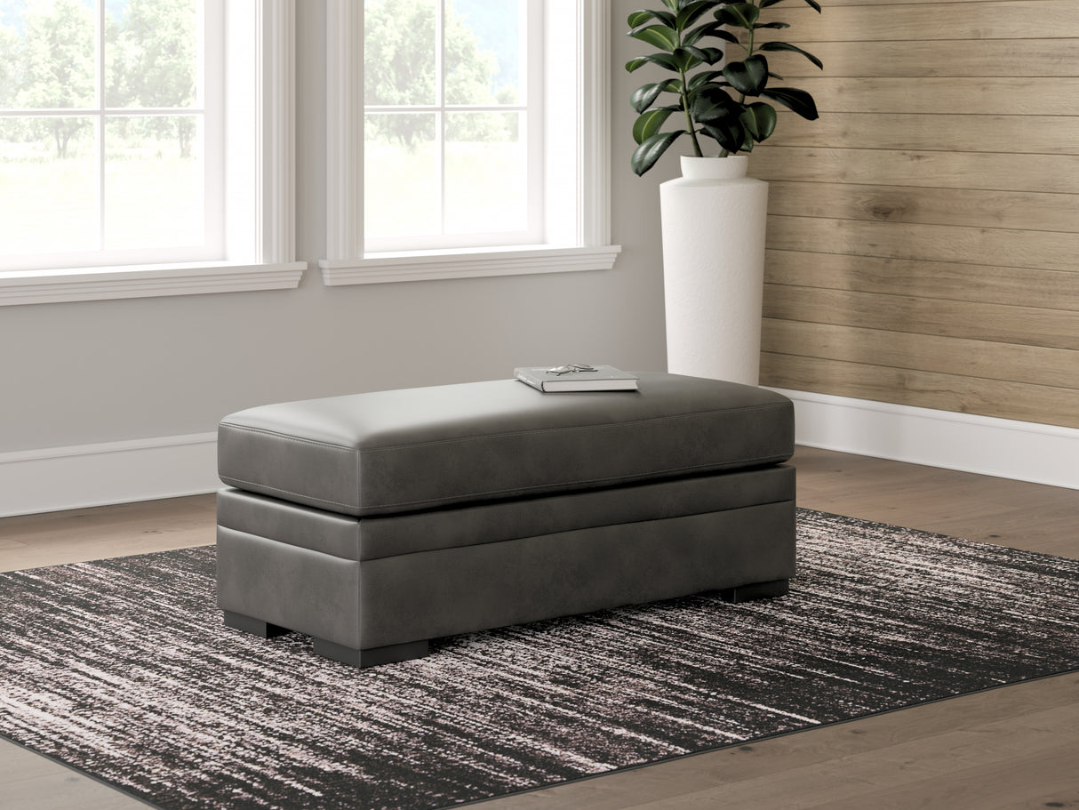 Furniture City Slidell - Ashley Furniture - Lofton-Pike Living Room - Oversized Accent Ottoman / Shadow - PC6161008
