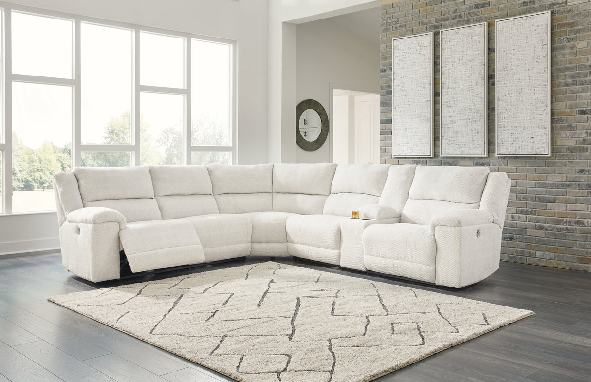Furniture City Slidell - Ashley Furniture - Keensburg Sectional - 3-Piece Power Reclining Sectional / Linen - 61807S2