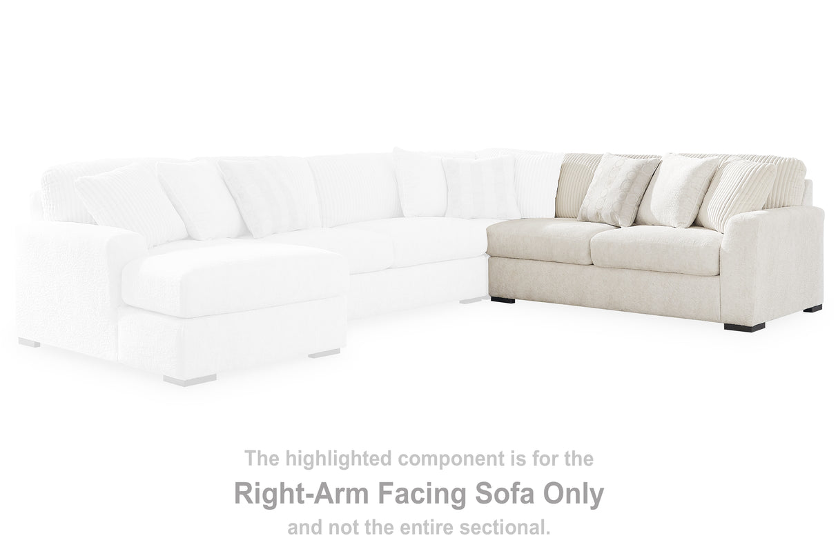 Furniture City Slidell - Ashley Furniture - Chessington Sectional - RAF Sofa / Ivory - 6190467