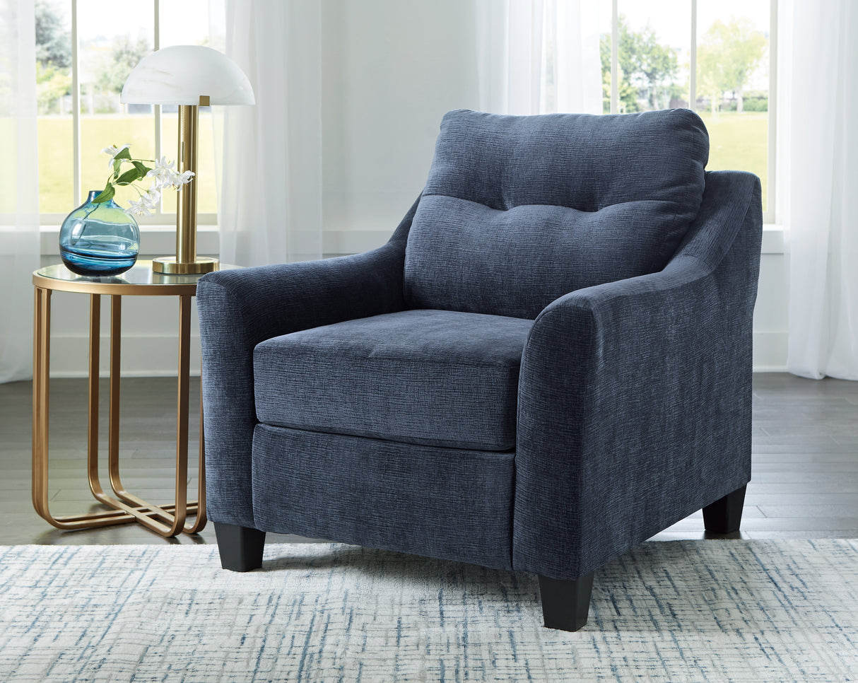 Furniture City Slidell - Ashley Furniture - Amity Bay Living Room - Chair / Ink - 6720620