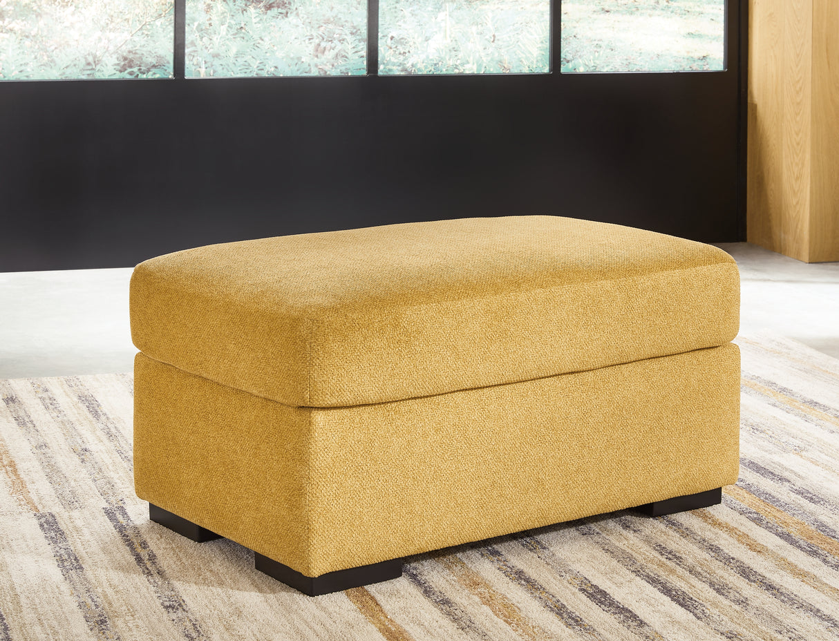 Furniture City Slidell - Ashley Furniture - Keerwick Living Room - Ottoman / Sunflower - 6750614