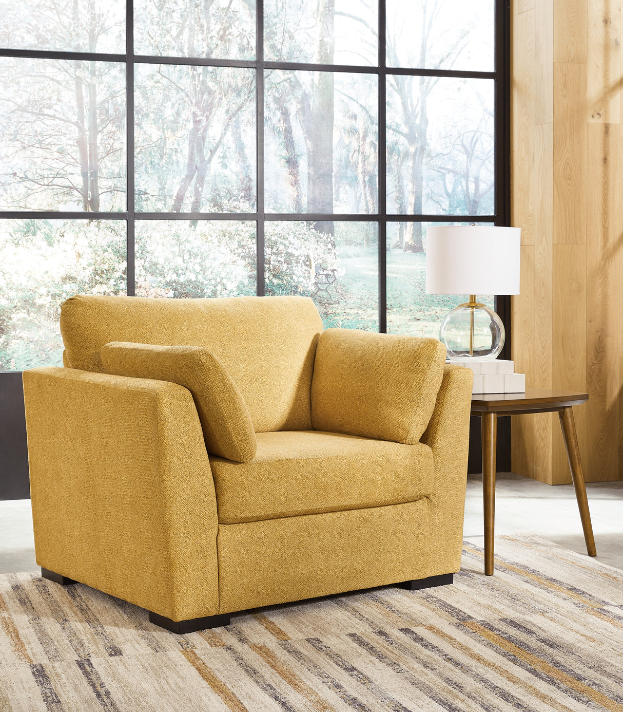 Furniture City Slidell - Ashley Furniture - Keerwick Living Room - Chair and a Half / Sunflower - 6750623