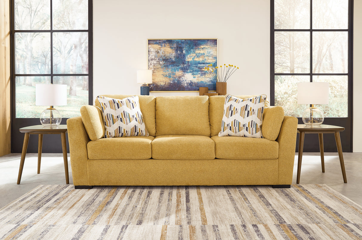 Furniture City Slidell - Ashley Furniture - Keerwick Living Room - Sofa / Sunflower - 6750638