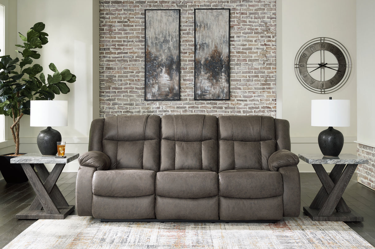 Furniture City Slidell - Ashley Furniture - First Base Living Room - Rocker Recliner / Gunmetal - 6880425