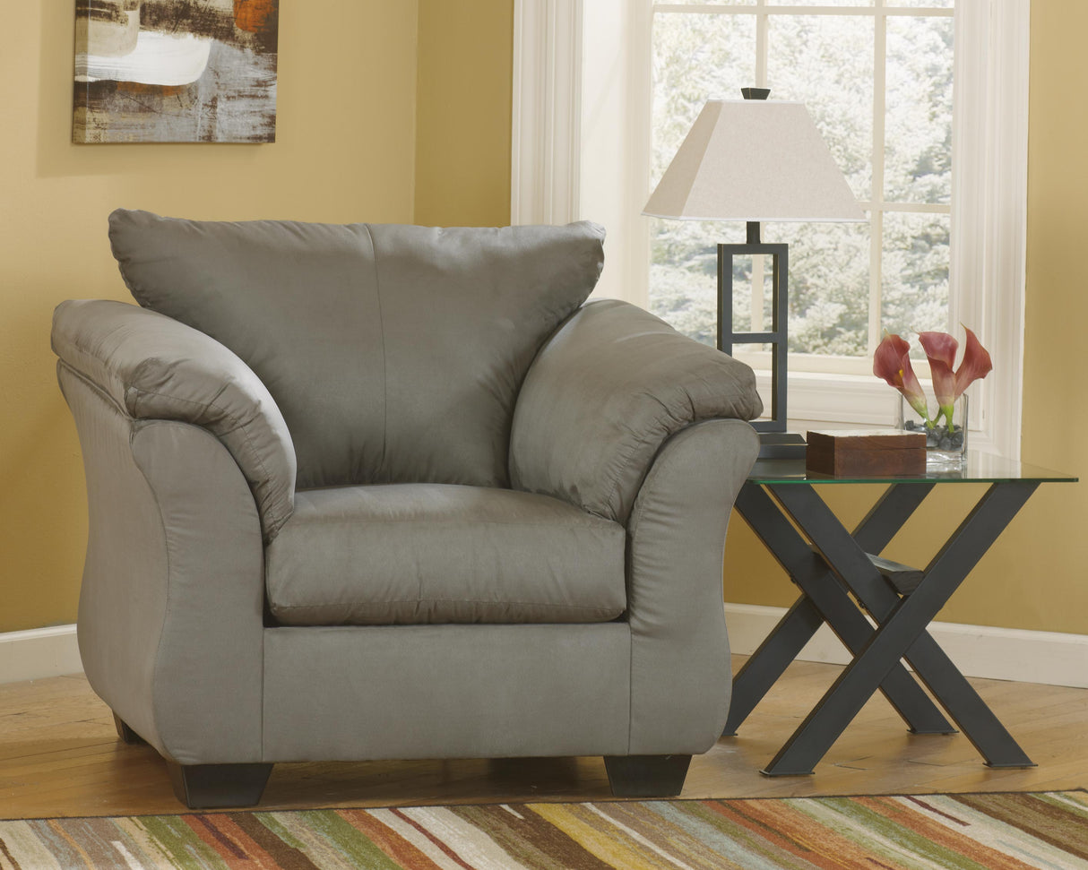 Furniture City Slidell - Ashley Furniture - Darcy Living Room - Chair / Cobblestone - 7500520