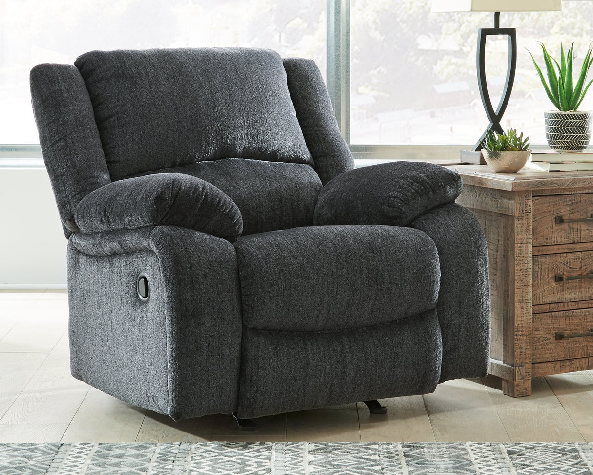 Furniture City Slidell - Ashley Furniture - Draycoll Living Room - Rocker Recliner / Slate - 7650425