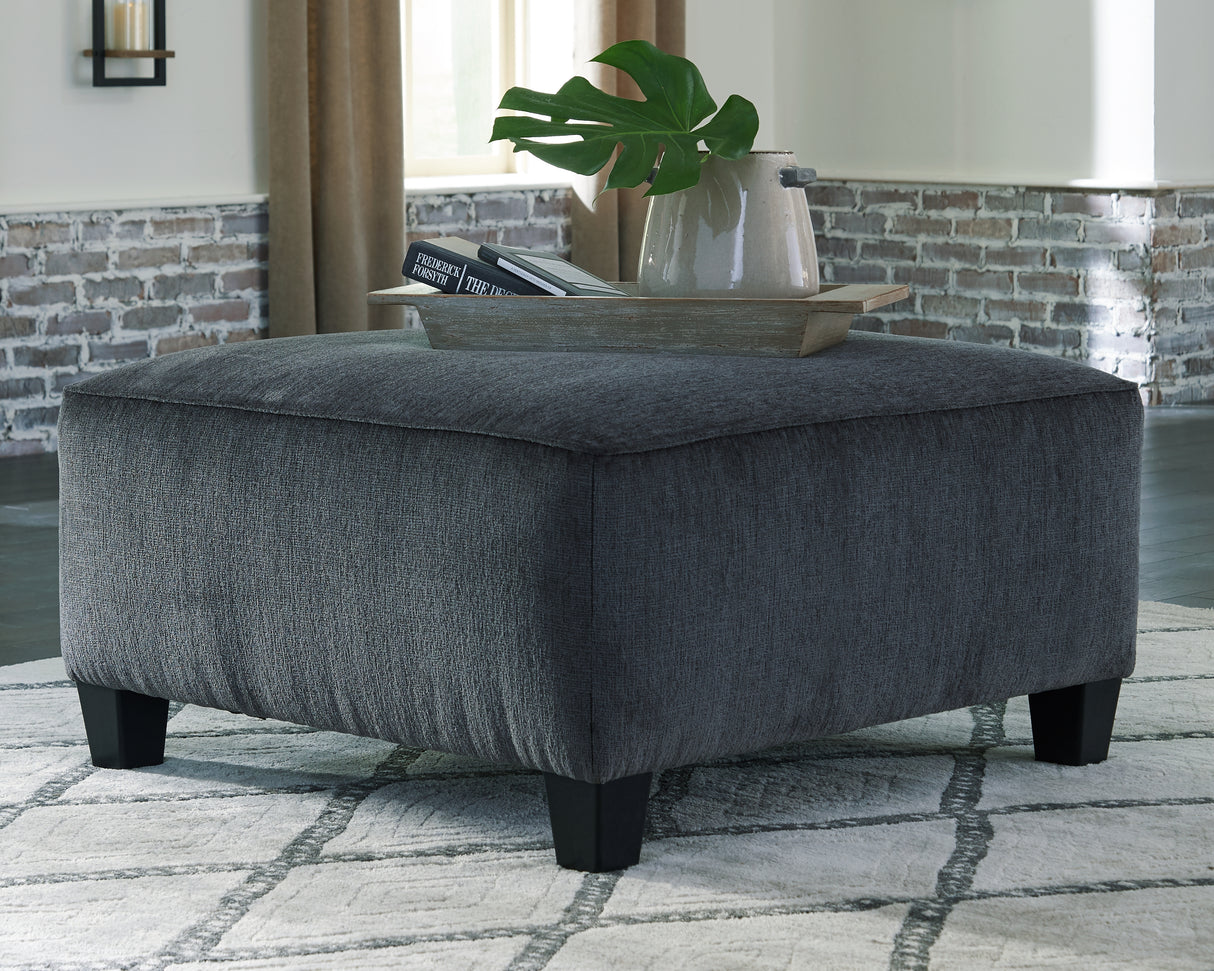 Furniture City Slidell - Ashley Furniture - Abinger Living Room - Oversized Accent Ottoman / Smoke - 8390508