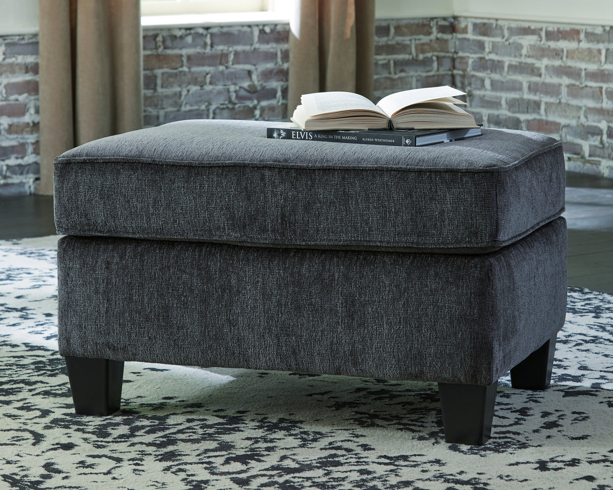 Furniture City Slidell - Ashley Furniture - Abinger Living Room - Ottoman / Smoke - 8390514