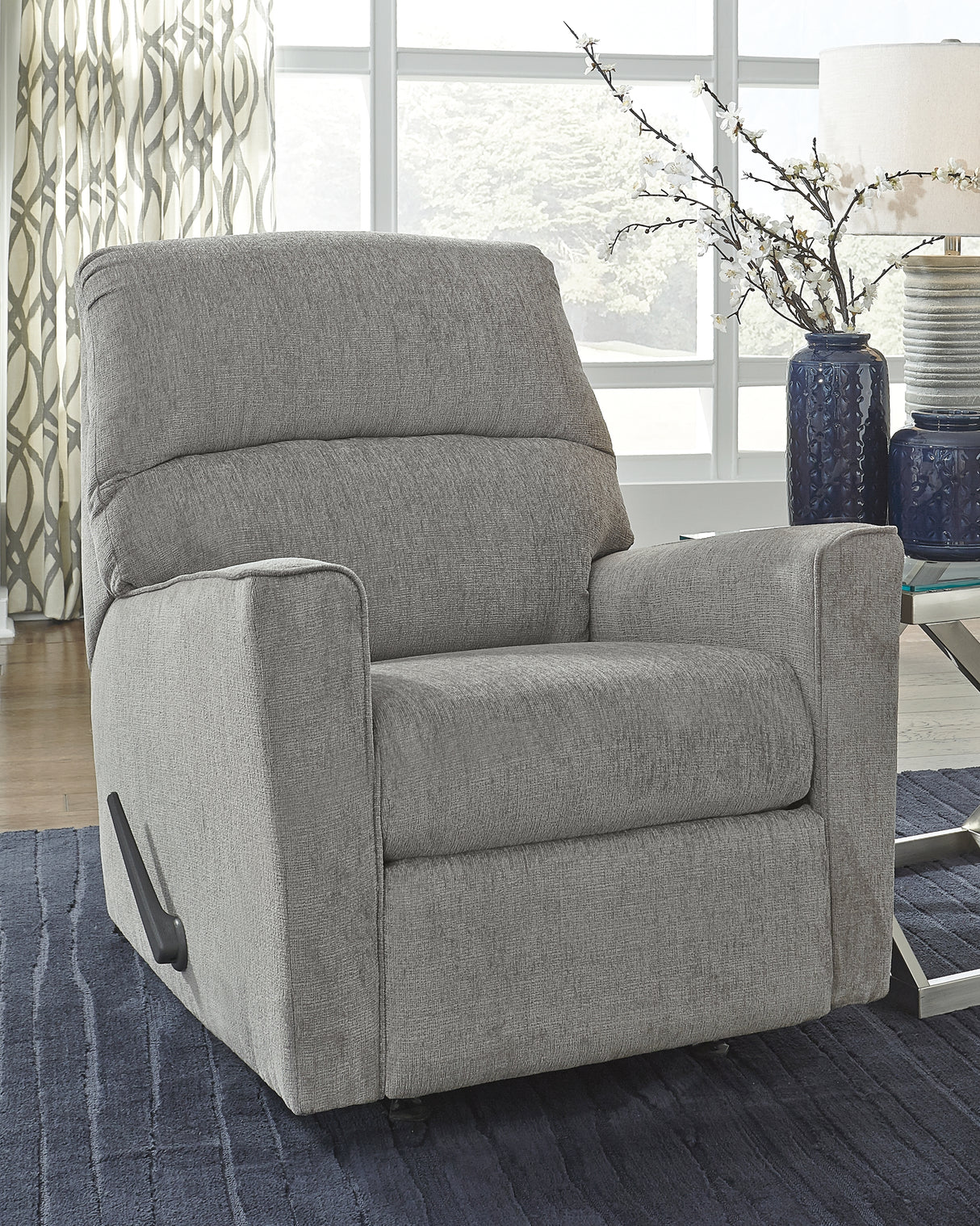Furniture City Slidell - Ashley Furniture - Altari Living Room - Rocker Recliner / Alloy - 8721425