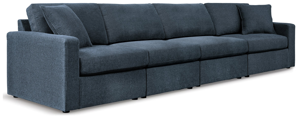 Furniture City Slidell - Ashley Furniture - Modmax Sectional - RAF 4-Piece Sectional / Ink - 92101S10