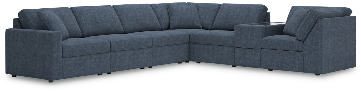 Furniture City Slidell - Ashley Furniture - Modmax Sectional - RAF 7-Piece Sectional / Ink - 92101S33