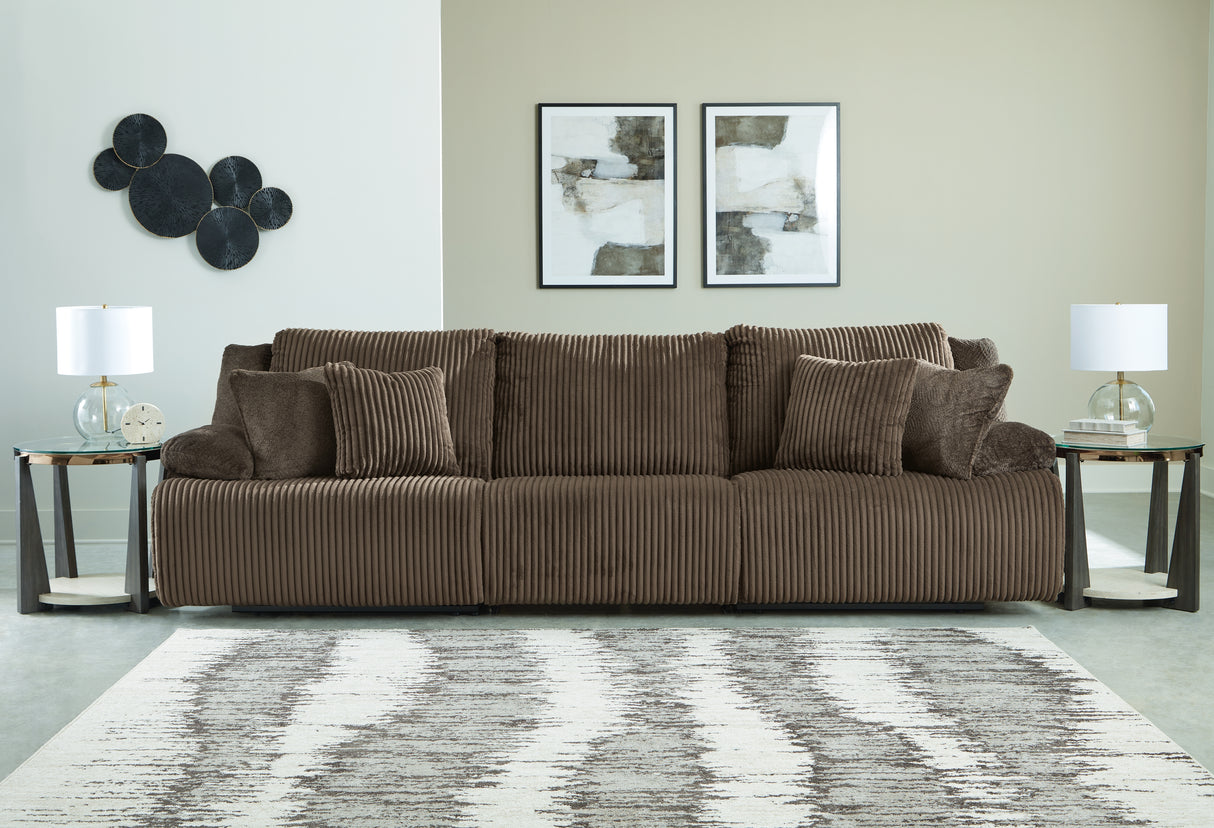 Furniture City Slidell - Ashley Furniture - Top Tier Sectional - 3-Piece Sectional Sofa / Chocolate - 92705S8