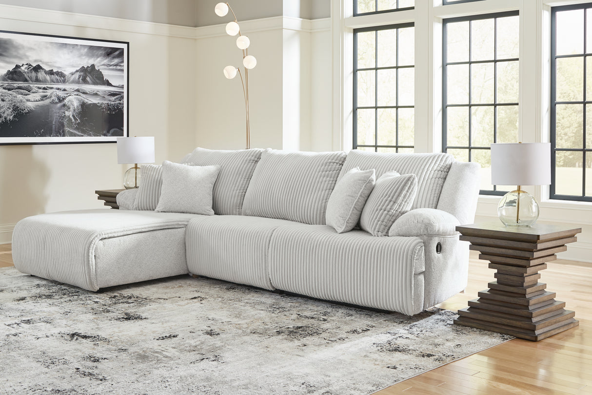 Furniture City Slidell - Ashley Furniture - Top Tier Sectional - 3-Piece Sectional Sofa Chaise / Alloy - 92706S7