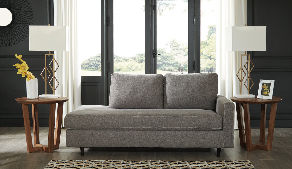 Furniture City Slidell - Ashley Furniture - Lyman Living Room - RAF Corner Chaise / Graphite - 9330317