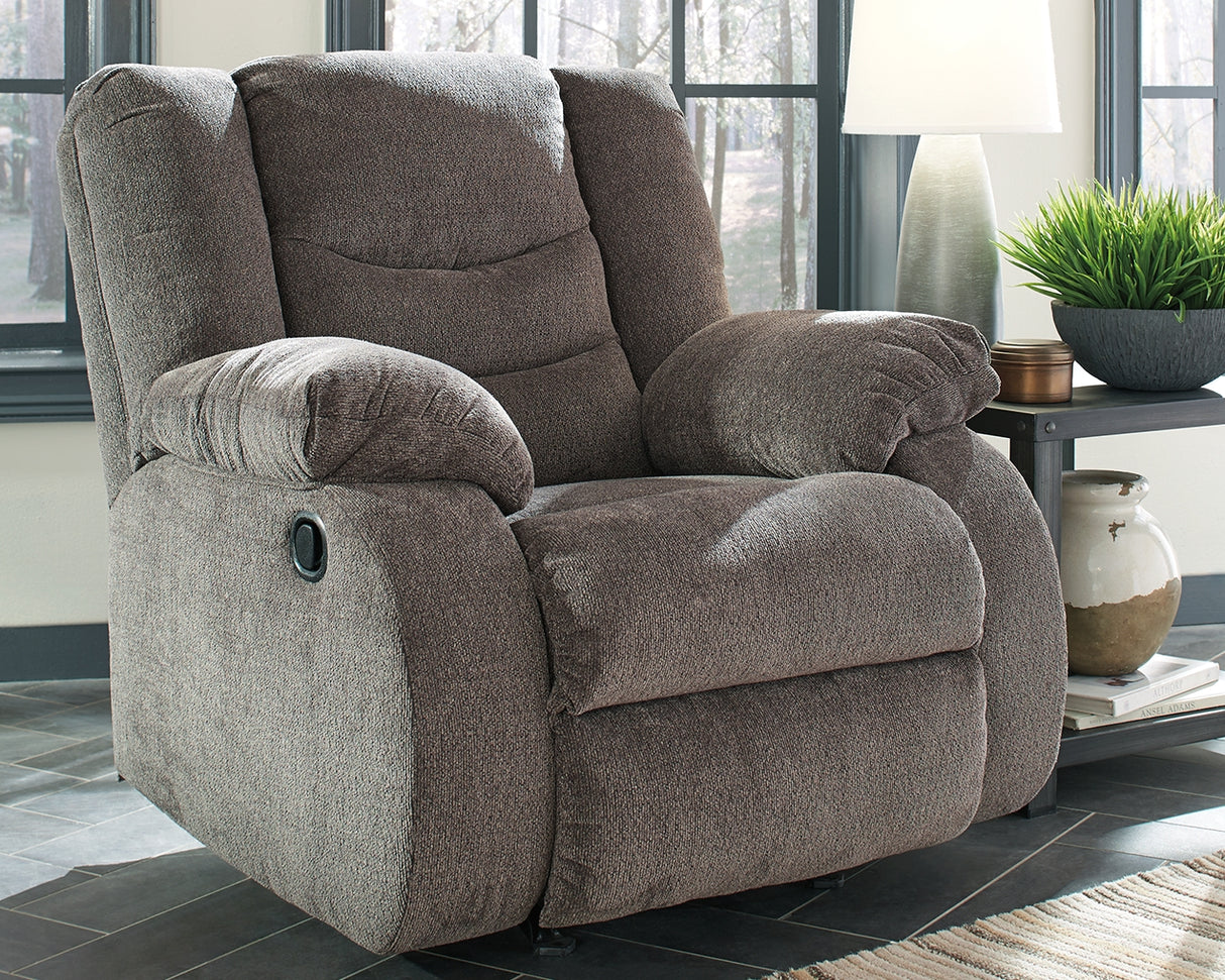 Furniture City Slidell - Ashley Furniture - Tulen Living Room - Reclining Sofa / Gray - 9860688