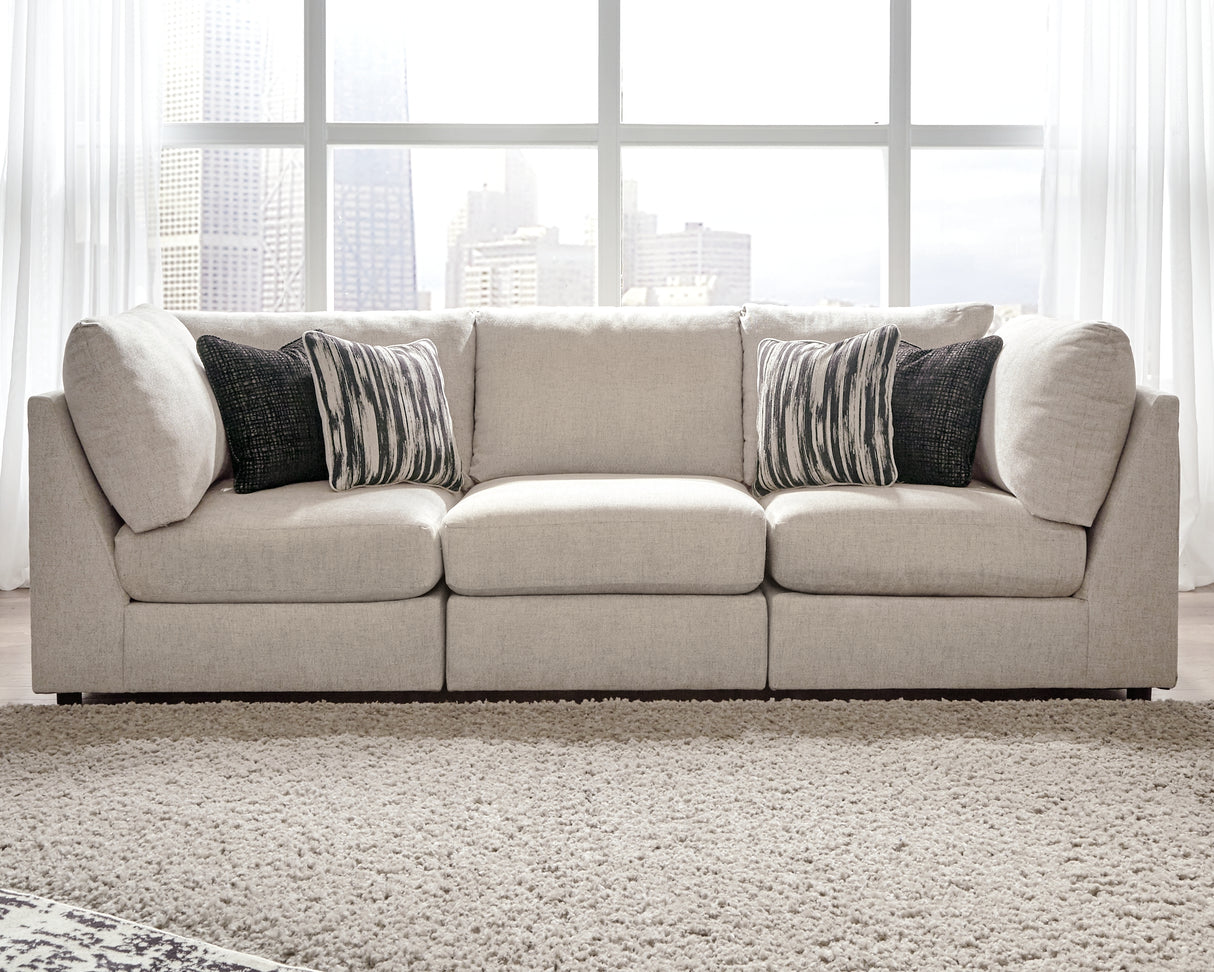 Furniture City Slidell - Ashley Furniture - Kellway Sectional - 3-Piece Sectional Sofa / Bisque - 98707S6