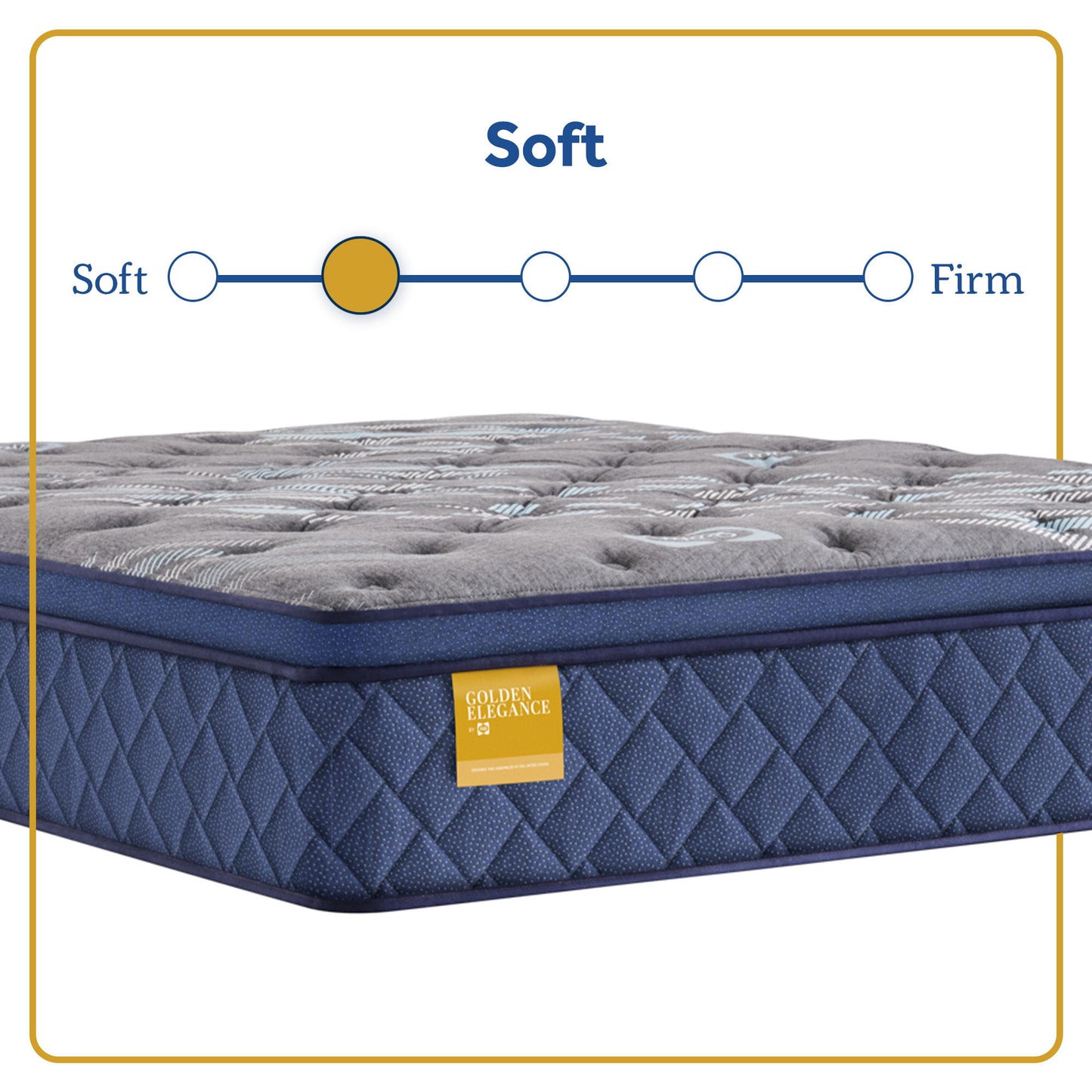 Golden Elegance - Royal Park Soft Euro Pillow Top Mattress