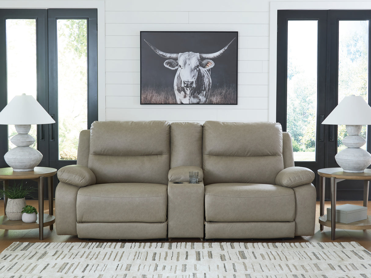 Furniture City Slidell - Ashley Furniture - Narwhal Place Sectional - 3-Piece Power Reclining Sectional / Pebble - PC99201S3
