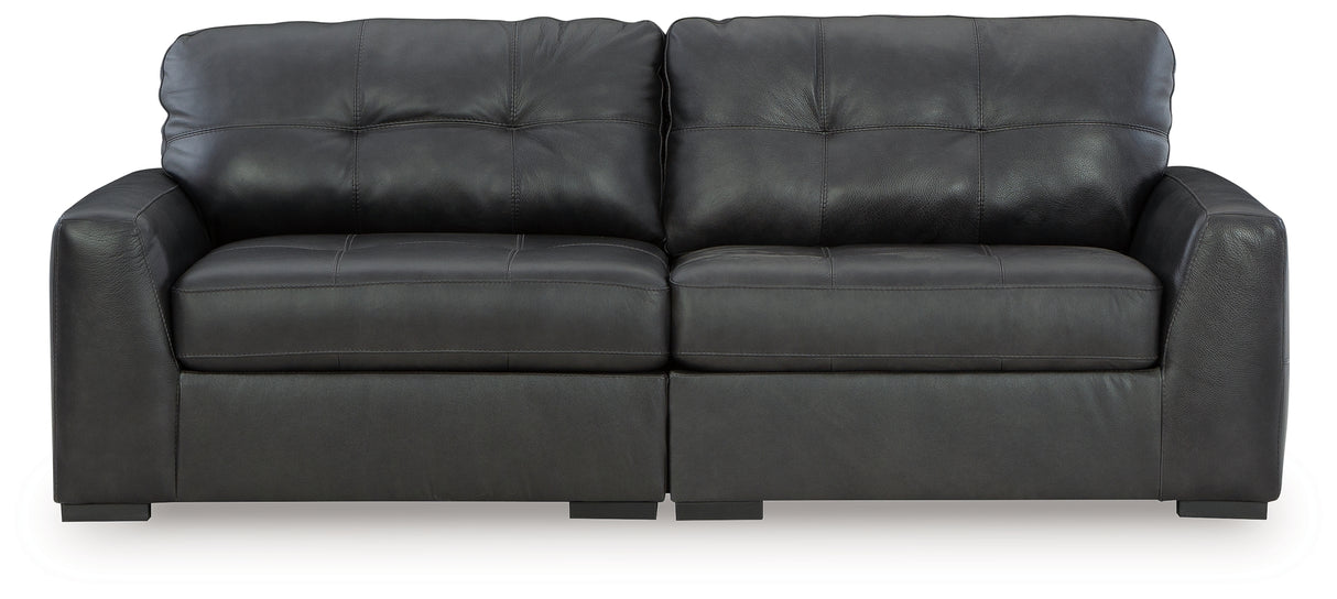 Furniture City Slidell - Ashley Furniture - Brindley Pier Sectional - Armless Chair / Fog - 9950346