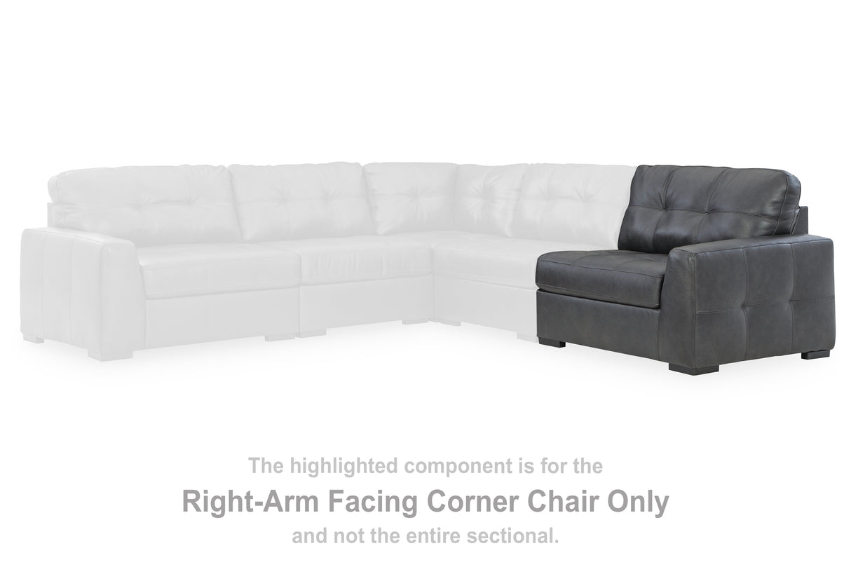 Furniture City Slidell - Ashley Furniture - Brindley Pier Sectional - RAF Corner Chair / Fog - 9950365