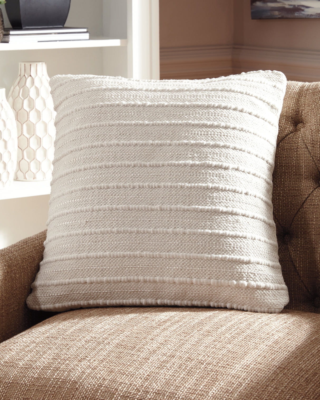 Furniture City Slidell - Ashley Furniture - Theban Pillows - Pillow (4/CS) / Cream - A1000454