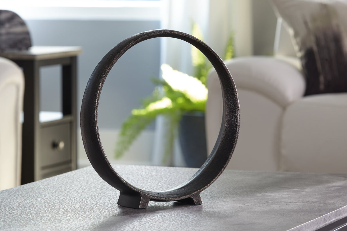 Furniture City Slidell - Ashley Furniture - Ryandale Sculpture - Sculpture (2/CS) / Antique Black - A2000497