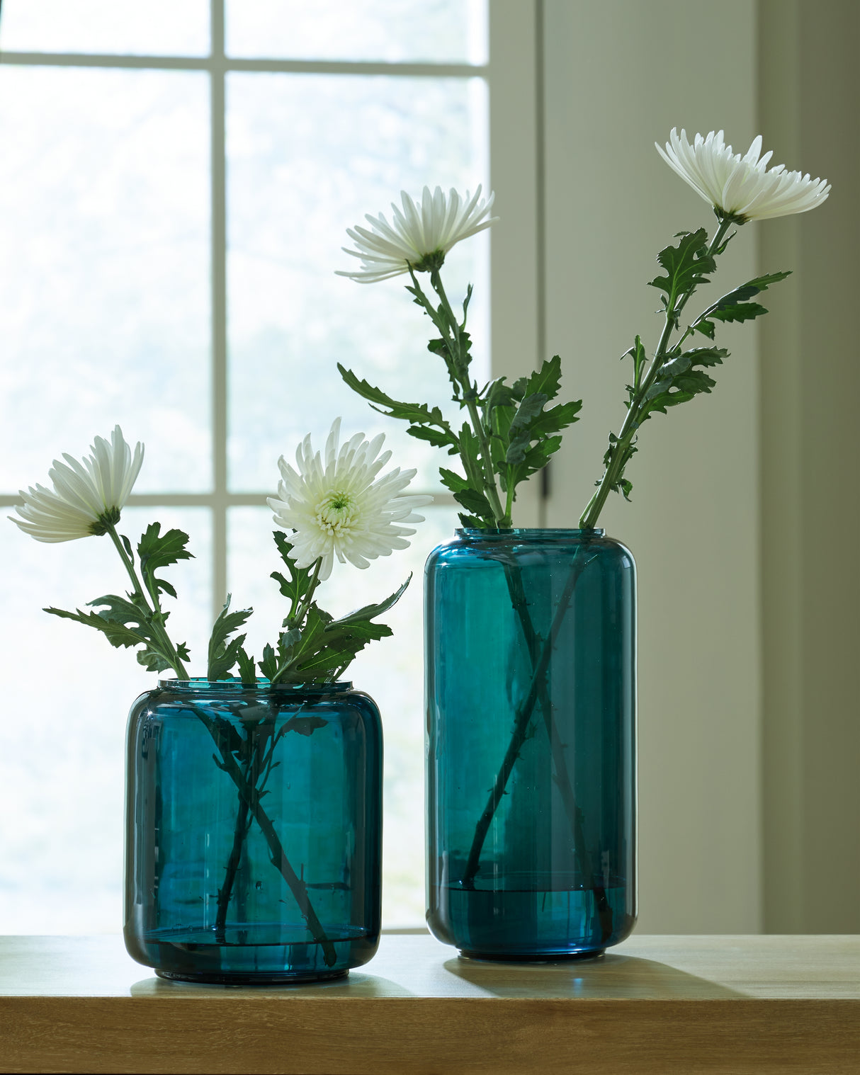 Furniture City Slidell - Ashley Furniture - Inisland Vase - Vase Set (Set of 2) / Teal - A2000797A1