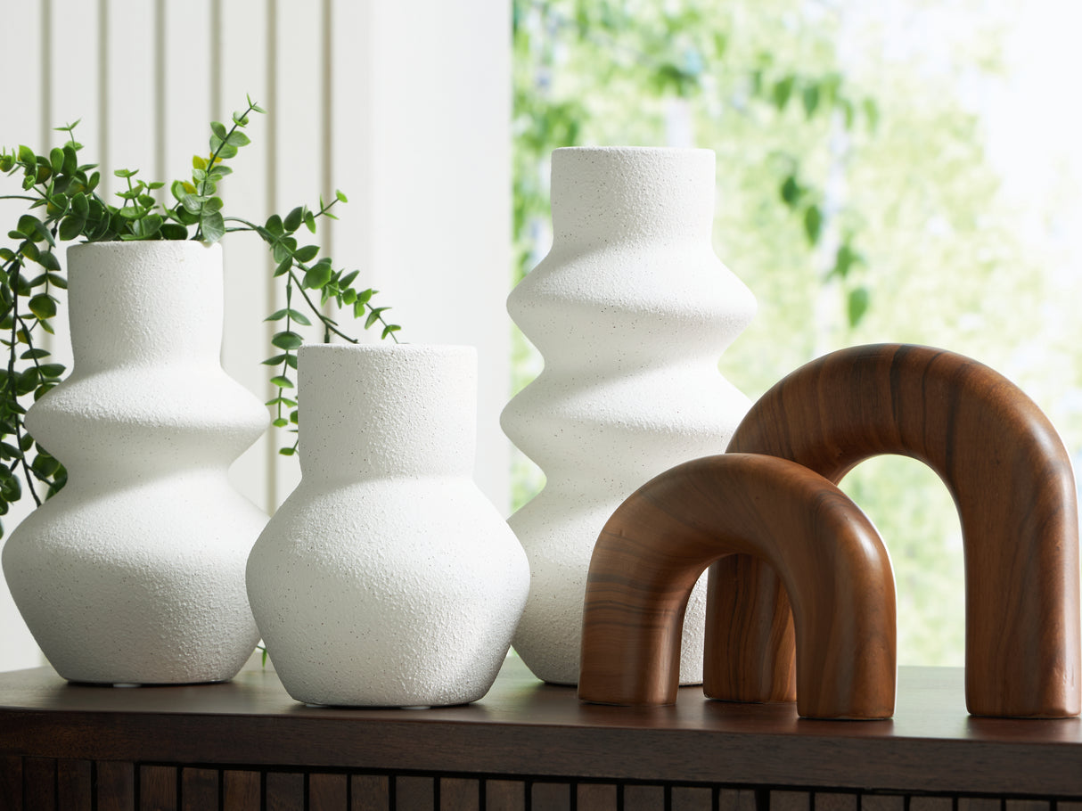 Furniture City Slidell - Ashley Furniture - Carterworth Accessory Set (Set of 5) - Accessory Set (5/CN) / White/Brown - A2C00210