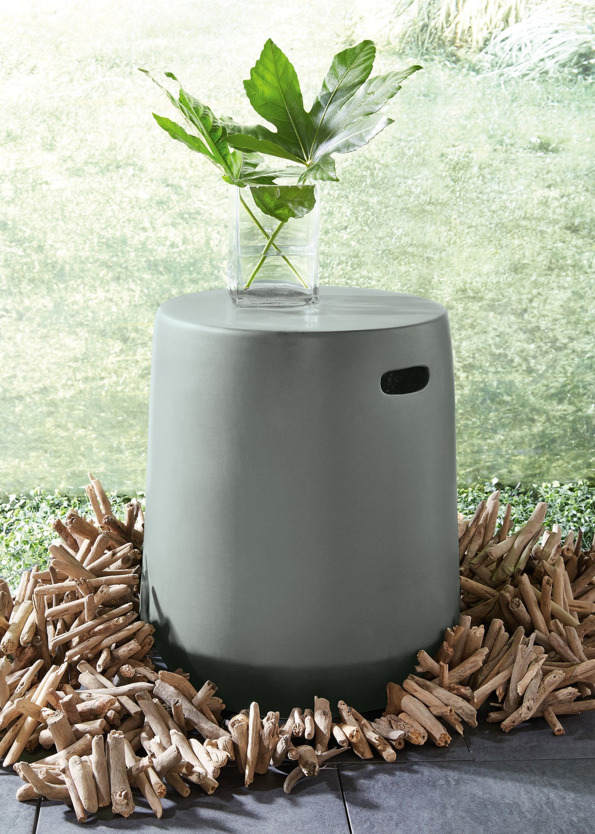 Furniture City Slidell - Ashley Furniture - Kalmunds Stool - Stool / Gray - A3000634