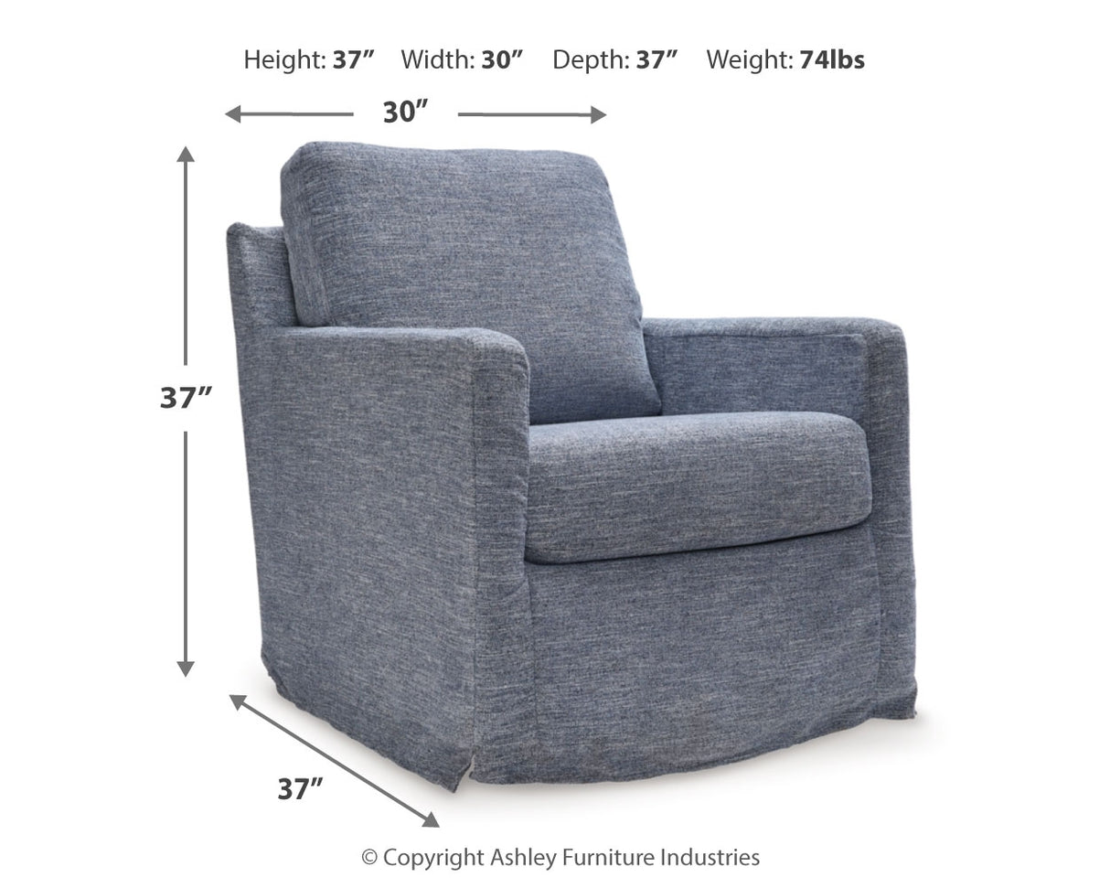 Nenana Next-Gen Nuvella Swivel Glider Accent Chair