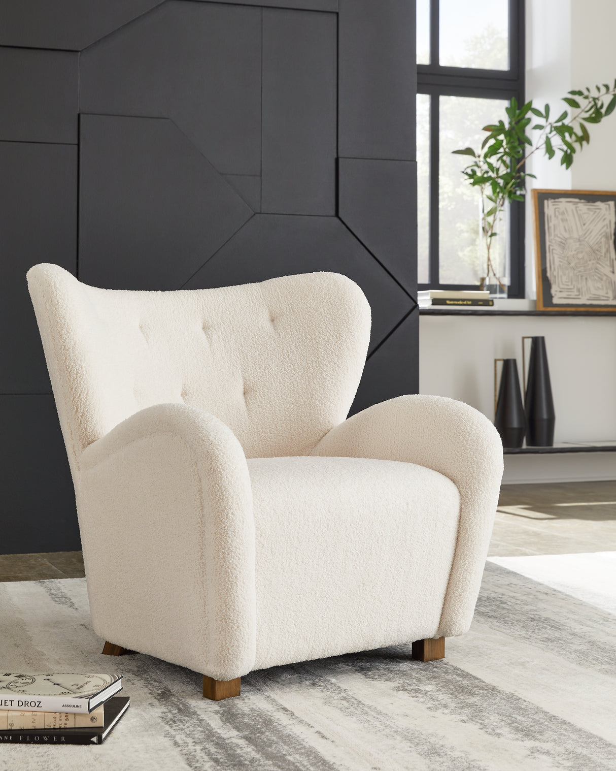 Furniture City Slidell - Ashley Furniture - Larbell Accent Chair - Accent Chair / Ecru - A3000709