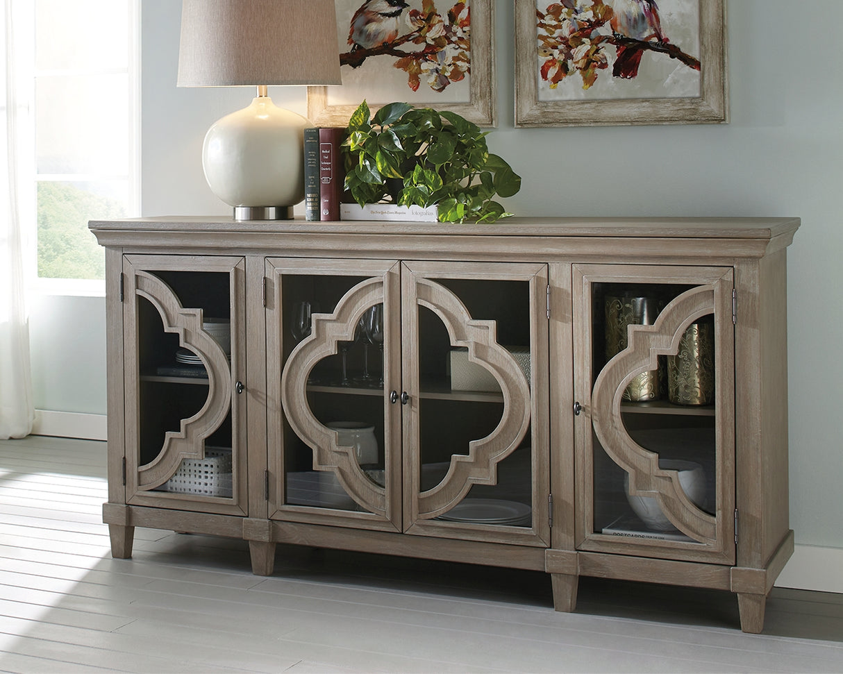 Furniture City Slidell - Ashley Furniture - Fossil Ridge Accent Cabinet - Accent Cabinet / Gray - A4000037