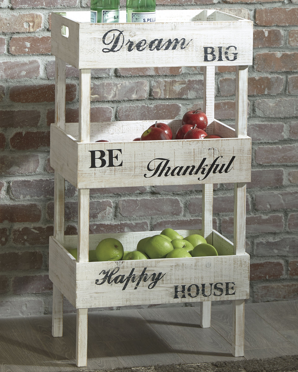 Furniture City Slidell - Ashley Furniture - Yulton Bookcase - Storage Shelf / Antique White - A4000091