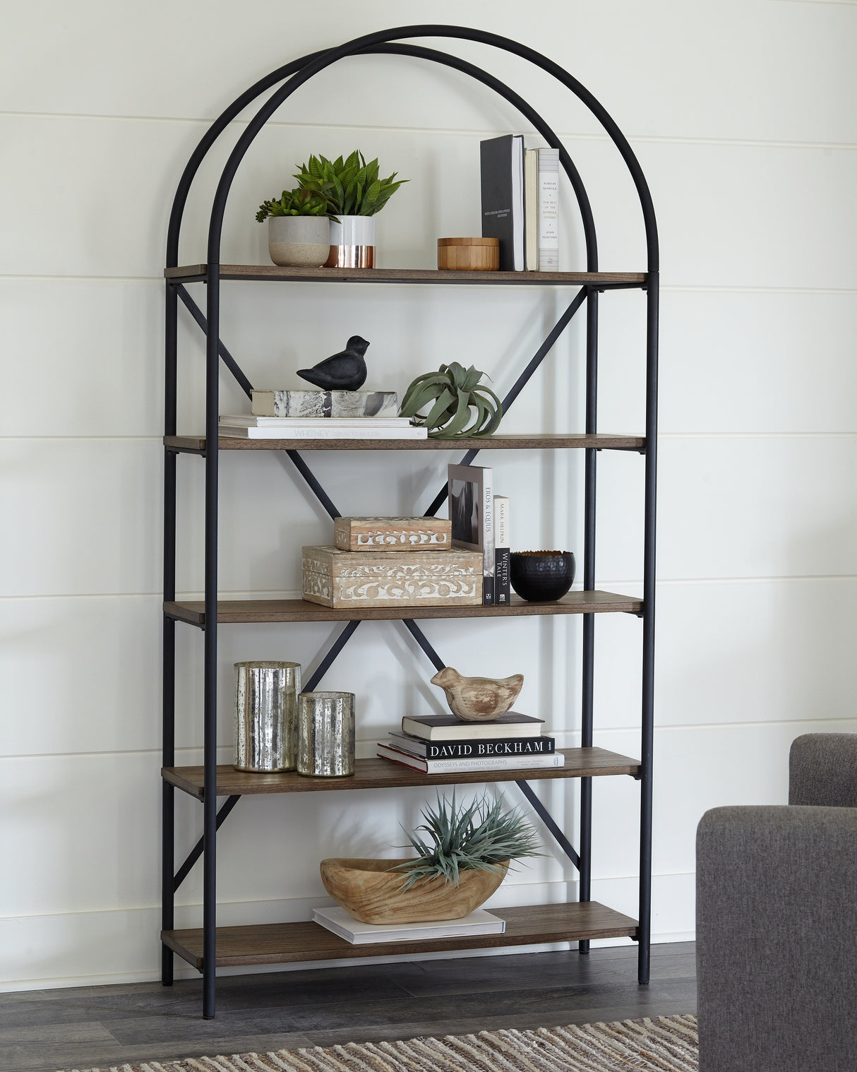 Furniture City Slidell - Ashley Furniture - Galtbury Bookcase - Bookcase / Brown/Black - A4000325