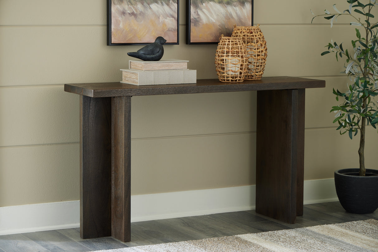 Furniture City Slidell - Ashley Furniture - Jalenry Console Sofa Table - Console Sofa Table / Grayish Brown - A4000596