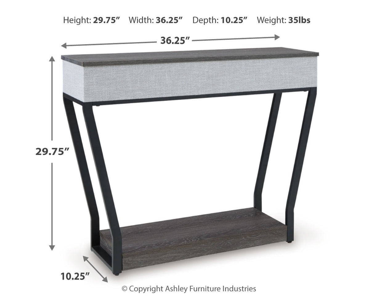 Sethlen Console Sofa Table with Speaker