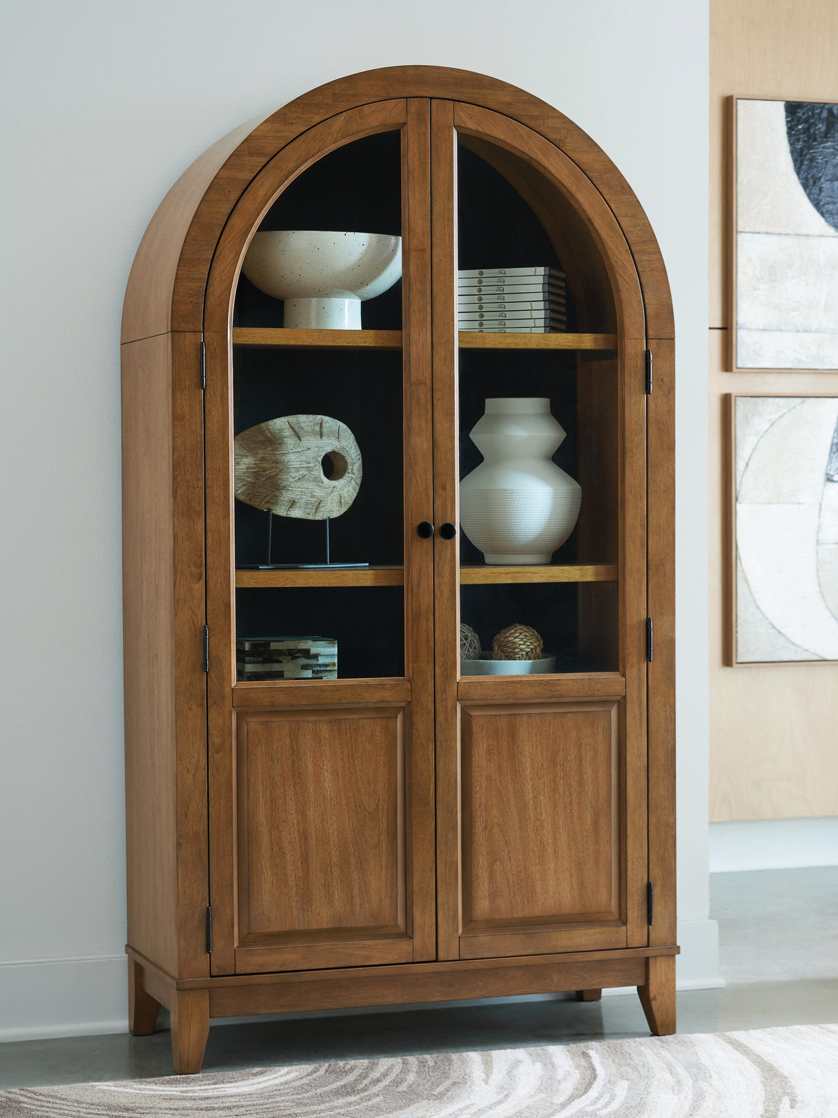 Furniture City Slidell - Ashley Furniture - Dagandale Accent Cabinet - Accent Cabinet / Natural/Black - A4000705